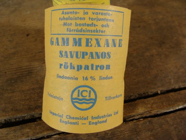 Gammexane- smoke generators / Savupanos